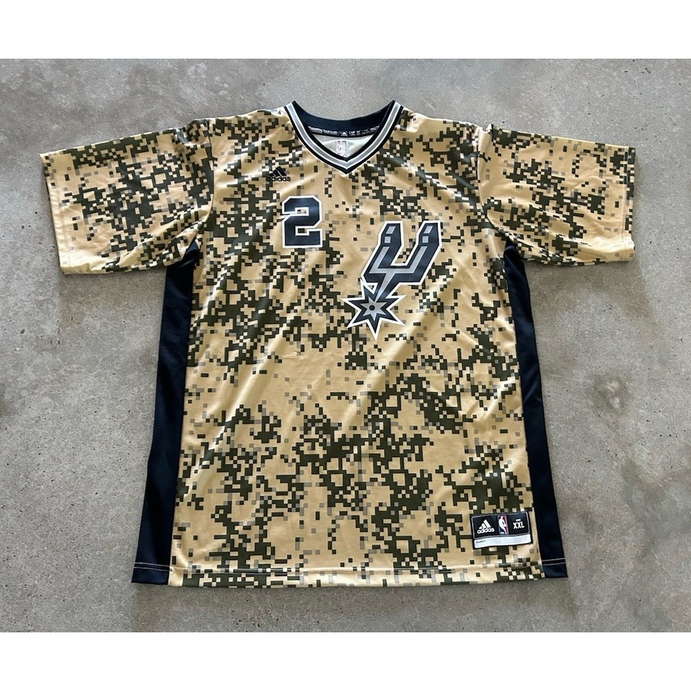 adidas Camo Pride Kawhi Leonard Swingman Jersey XXL San Antonio Spurs Wembanyama